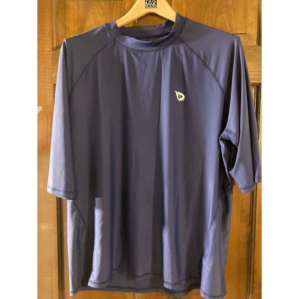 Baleaf UPF 50+ Sun Protection Swim Shirt 3/4 Sleeve Athletic Top 3XL
